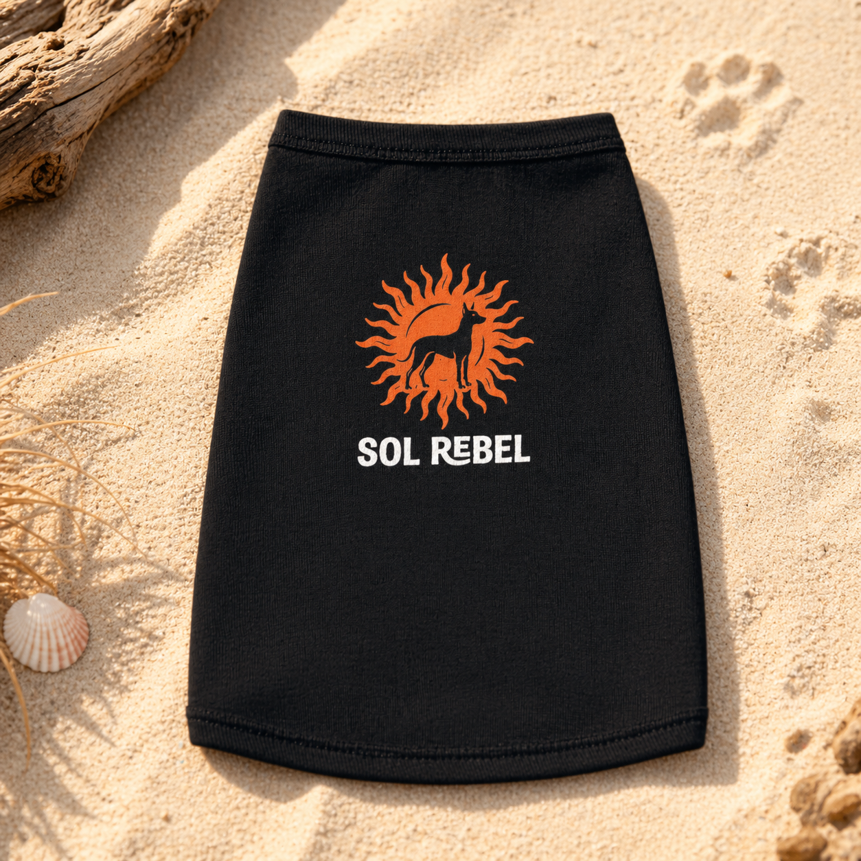 Sol Rebel Pet Tank Top — Sunburst Dog Shirt