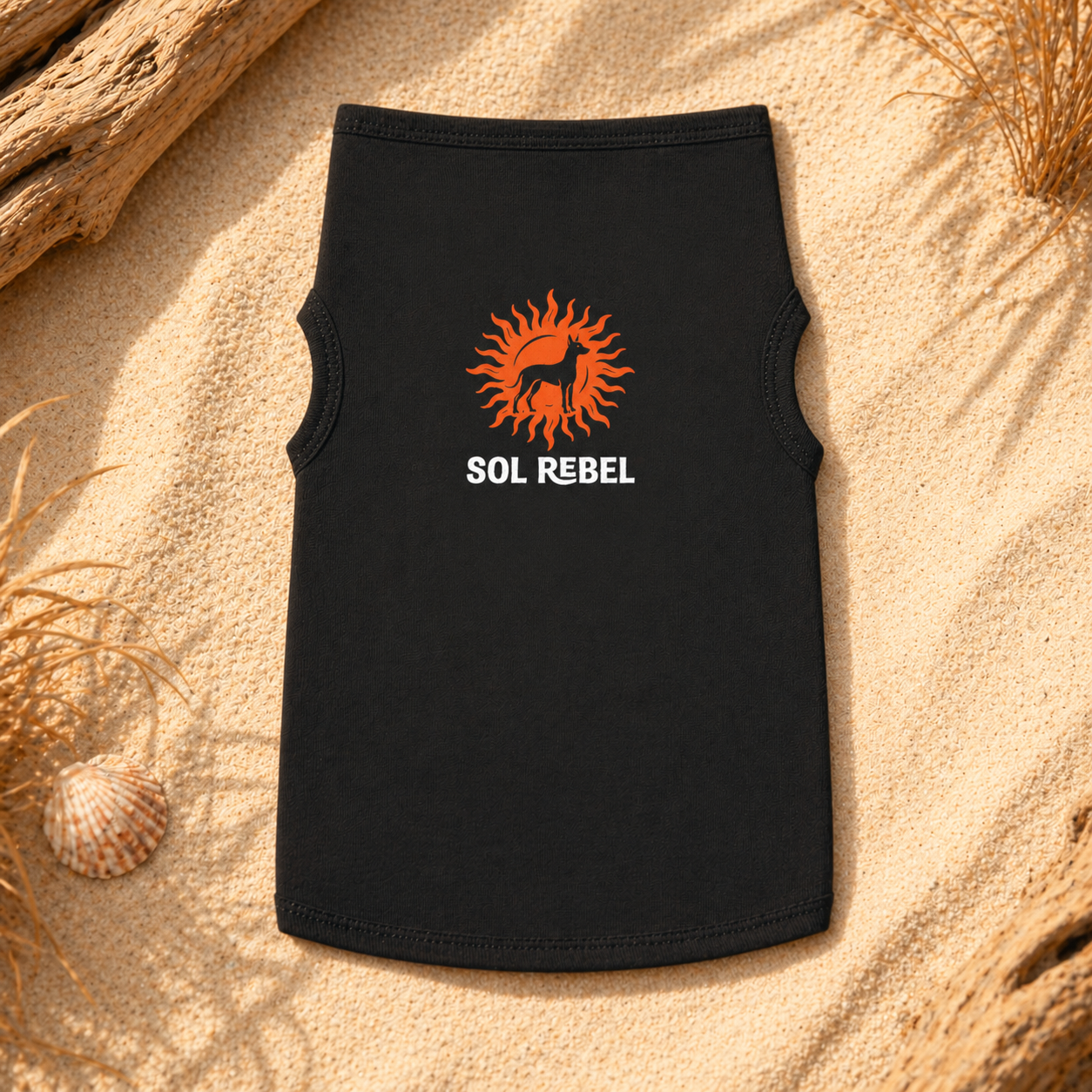 Sol Rebel Pet Tank Top — Sunburst Dog Shirt