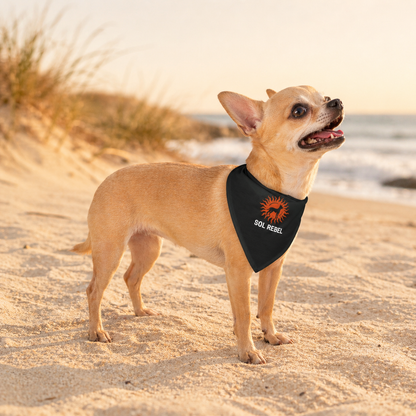 Sol Rebel Pet Bandana - Sun Logo Dog & Cat Scarf